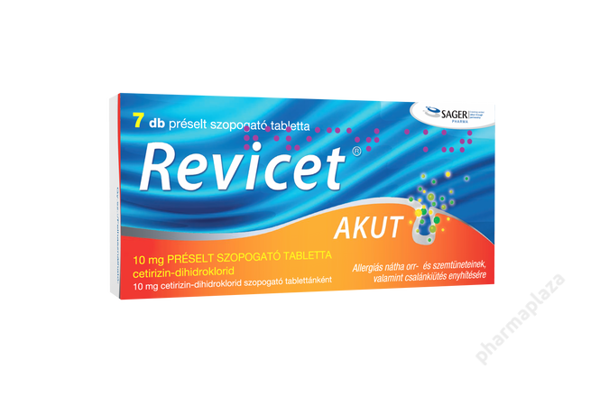 Revicet Akut 10mg préselt szopogató tabletta 7X