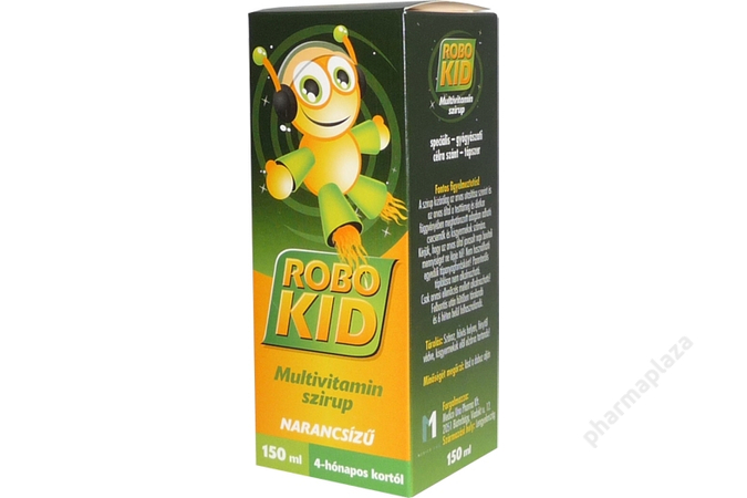 RoboKid multivitaminos szirup narancsos 150ml