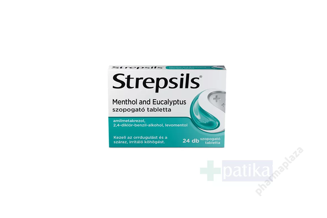 Strepsils Menthol és Eucaliptusz szopogató tabletta 24x