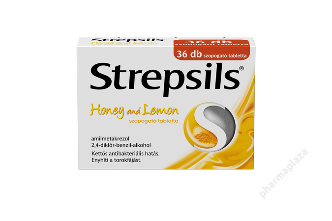 Strepsils Honey and Lemon szopogató tabletta 36X
