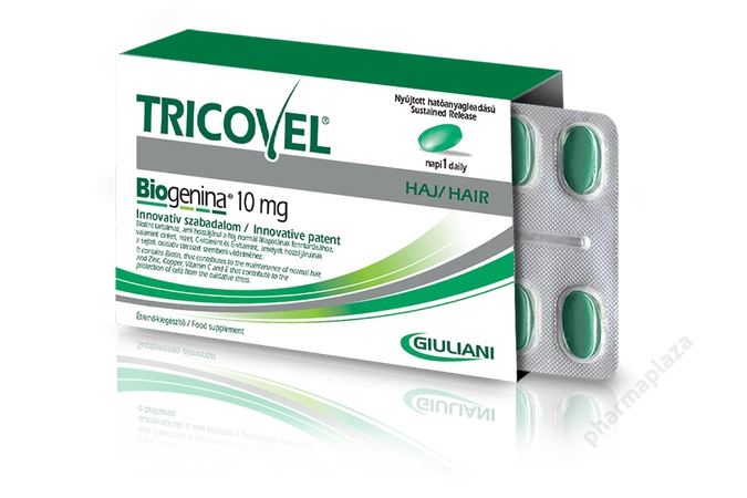 Tricovel Biogenina 10 mg étrend-kiegészítő 30x
