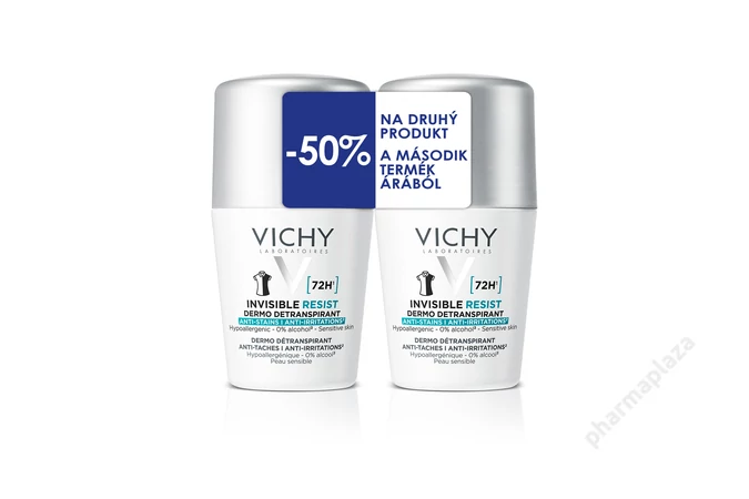 Vichy Invisible Resist izzadásgátló női 2X50ml