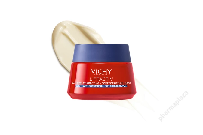 VICHY Liftactiv  B3 bőrtónus korrigáló éjszakai arkcrém tiszta retinollal 50 ml