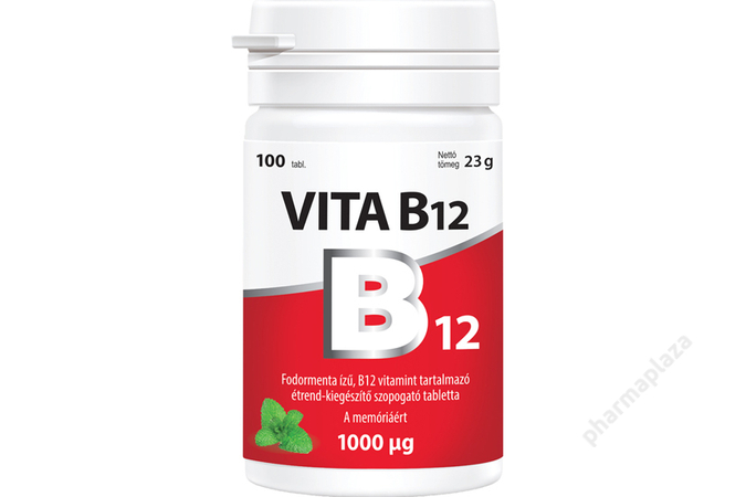 Vitabalans Vita B12 1000 mcg szopogató tabletta 100X