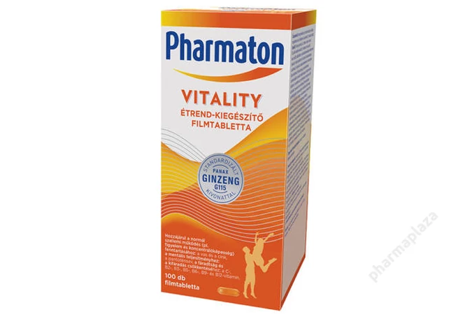 Pharmaton Vitality Complex étrendkiegészítő filmtabletta 100X