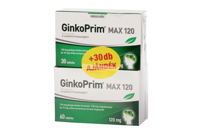 Walmark GinkoPrim Max 120 mg tabletta 60+30x