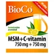 Bioco MSM+ C vitamin 750mg+ 750mg italpor 75adag