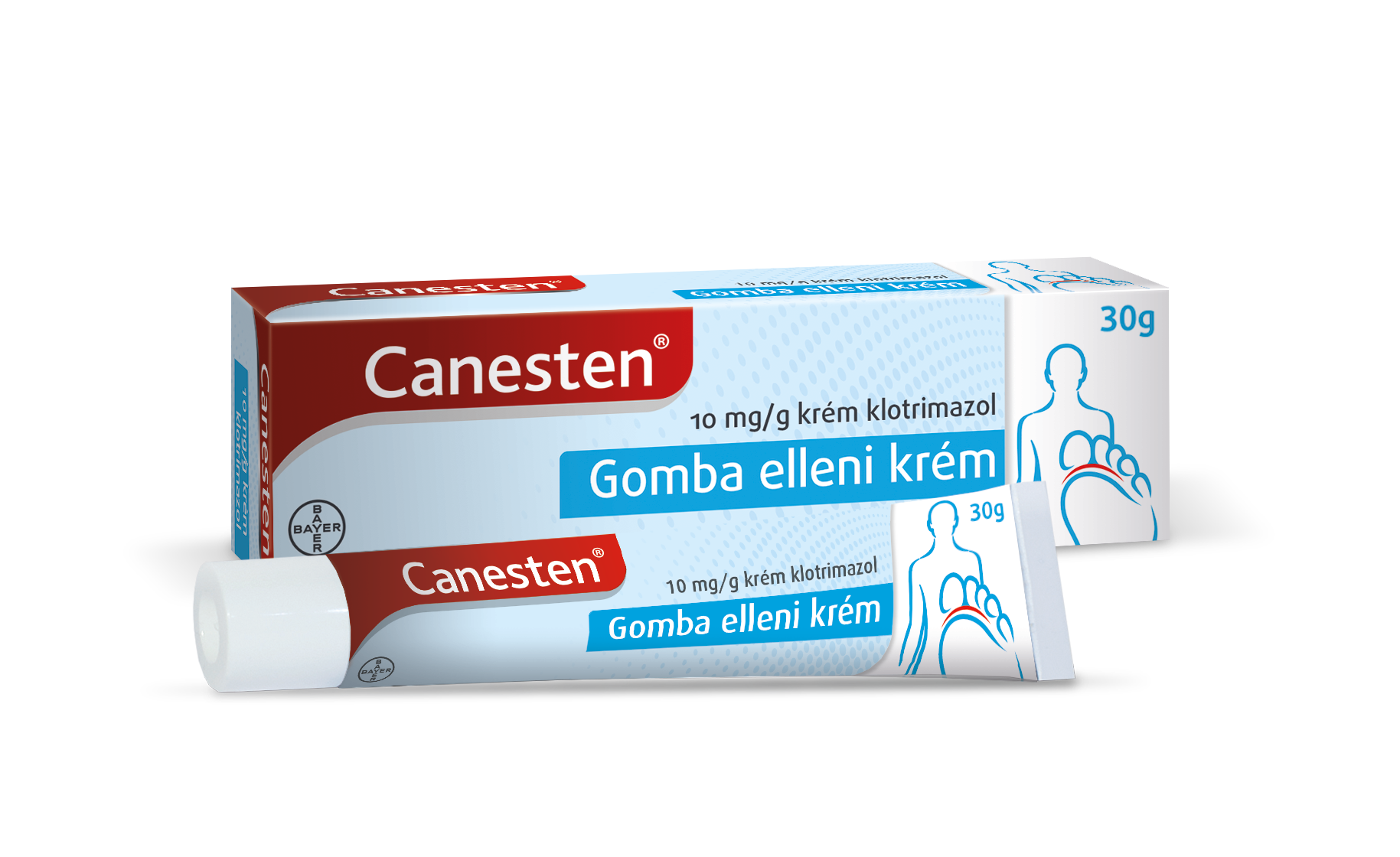 Canesten 10mg/g krém 30g Intim problémák, menstruációs panaszok