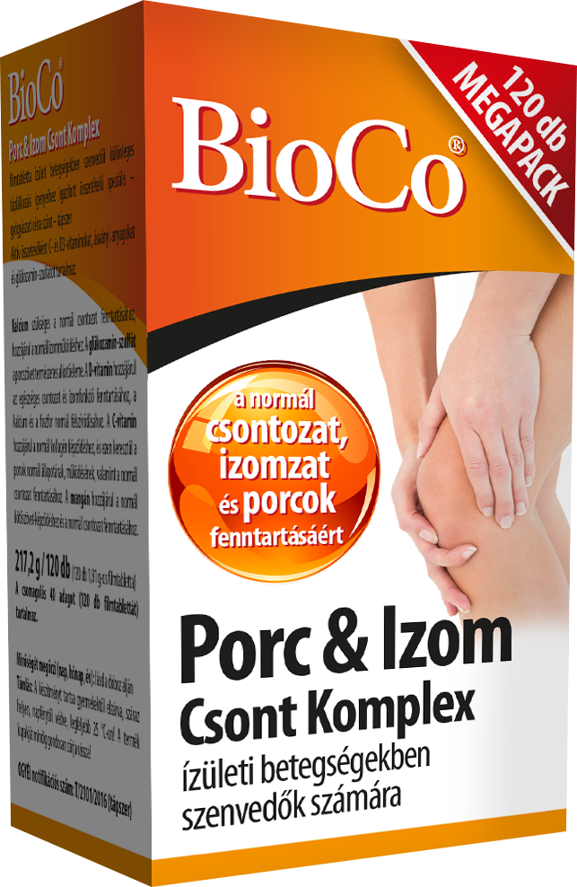 Porc-Izom Csont komplex tabletta speciális tápszer 120x BioCo