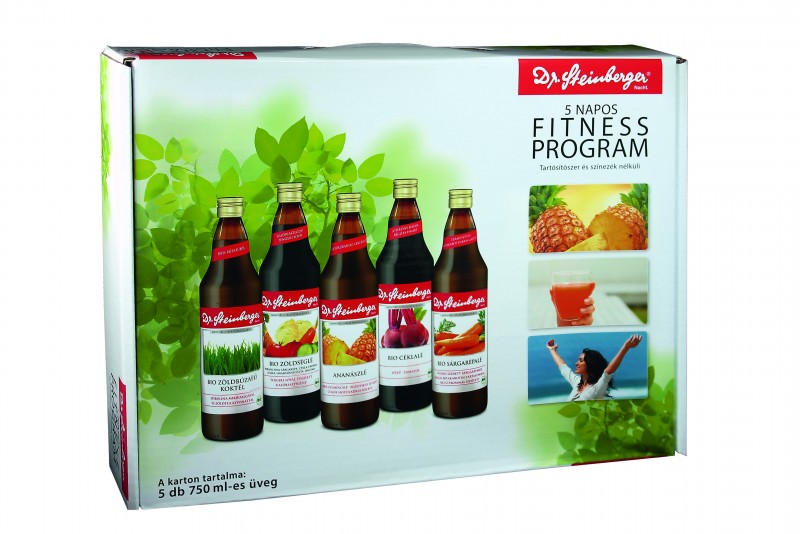 Dr. Steinberger 5 Napos Fitness Program zöldség- és gyümölcslevek 5 x ml